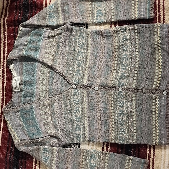 📛5/$25 Knit Cardigan with Embroidered Details - Picture 1 of 10